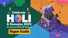 Celebrate Holi & Ramadan 2025: Exclusive 20% OFF Sale at Shyam Studio